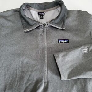 Patagonia Mens XL Gray R1 Daily Zip Neck Pullover Quarter Zip